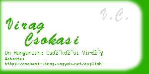 virag csokasi business card